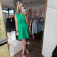 Emerald Scallop Dress