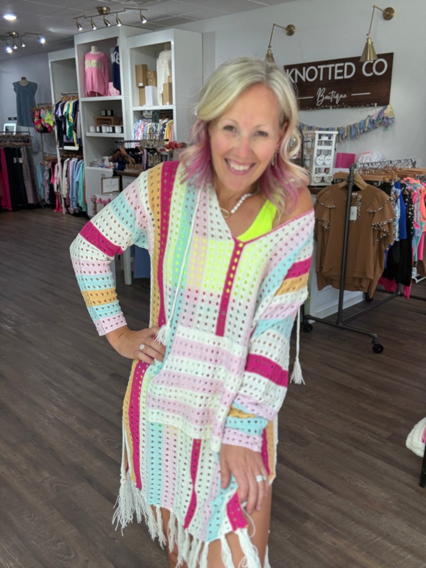 Beach Color Cover Up