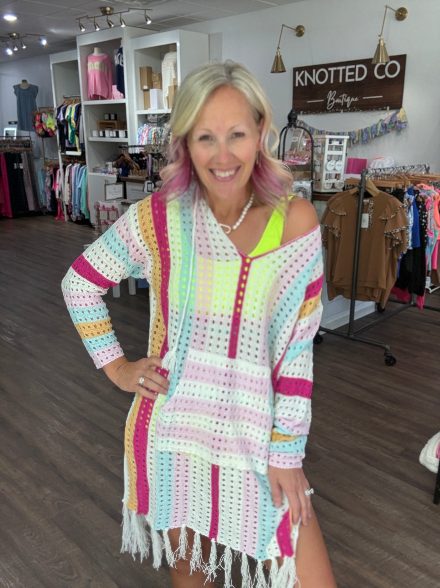 Beach Color Cover Up