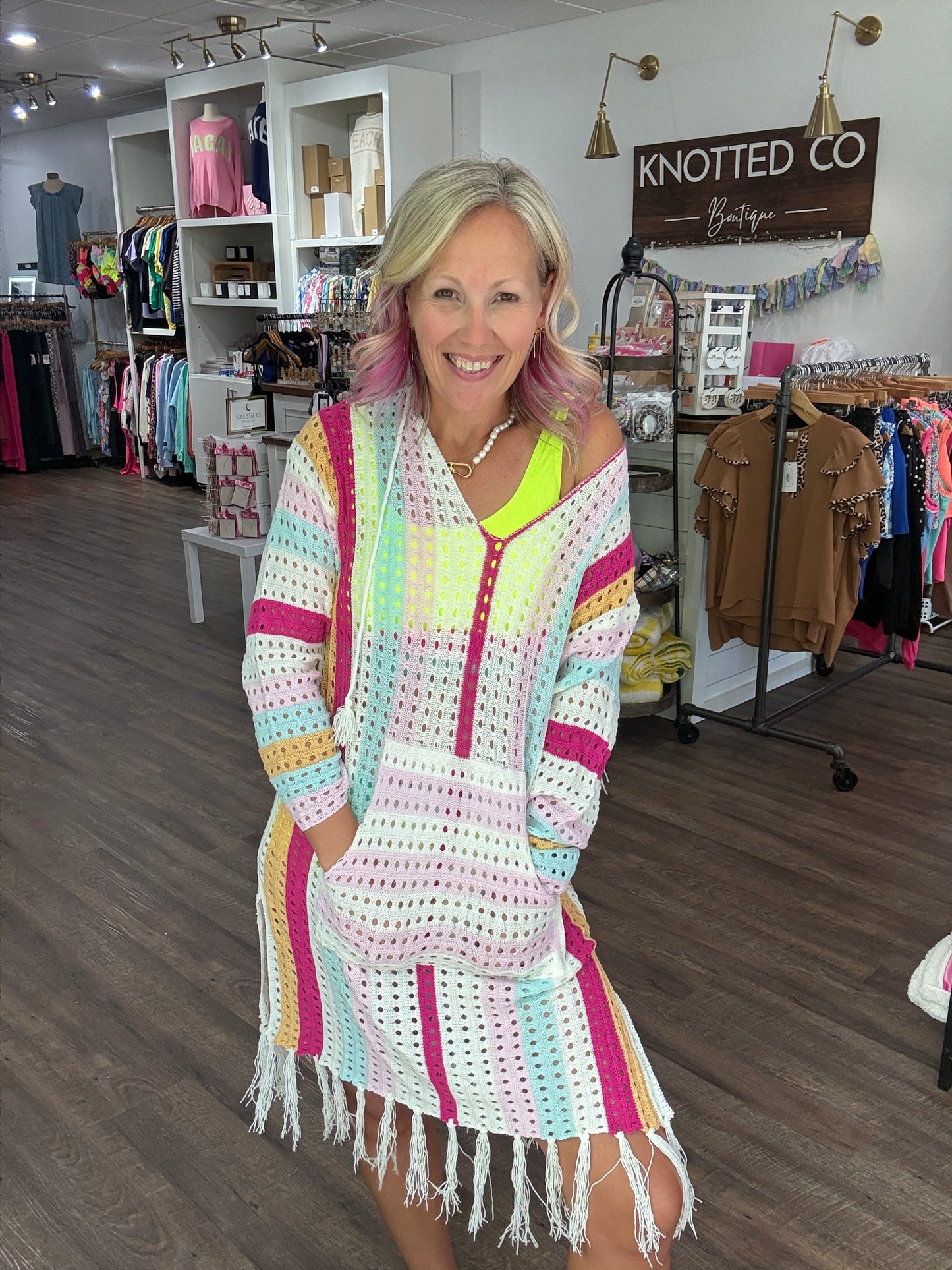 Beach Color Cover Up