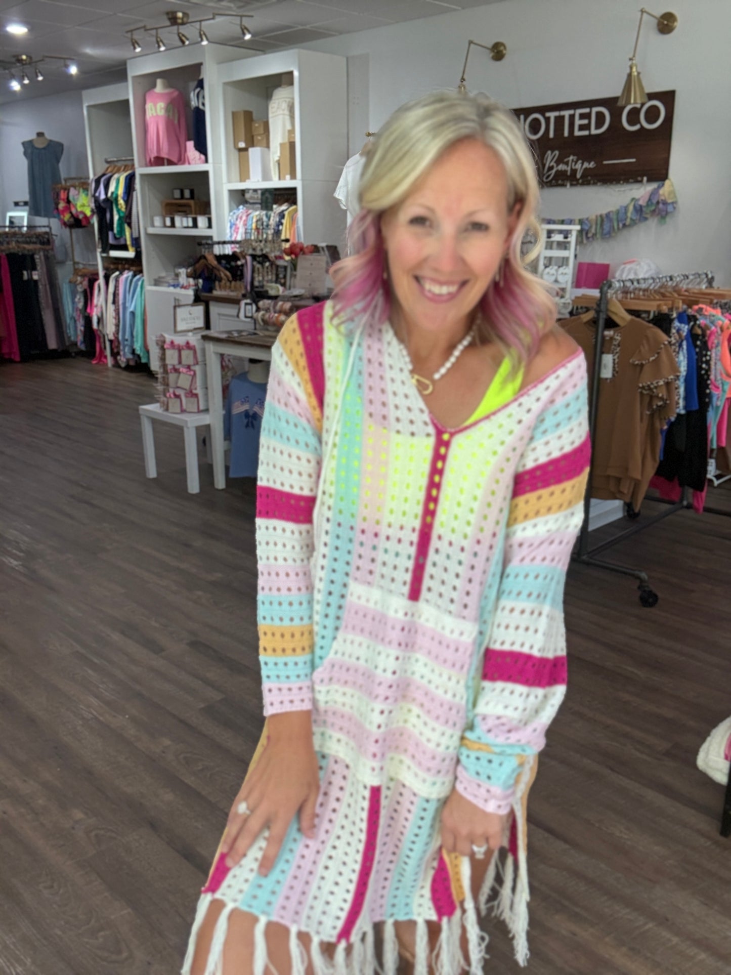 Beach Color Cover Up