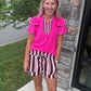 Sweet Stripe Paperbag Short