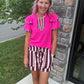 Sweet Stripe Flutter Top