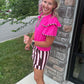 Sweet Stripe Flutter Top