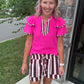 Sweet Stripe Flutter Top