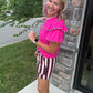 Sweet Stripe Flutter Top