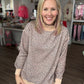 Spotted & Cozy Mock Neck