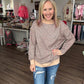 Spotted & Cozy Mock Neck