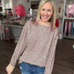 Spotted & Cozy Mock Neck