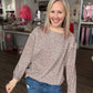 Spotted & Cozy Mock Neck