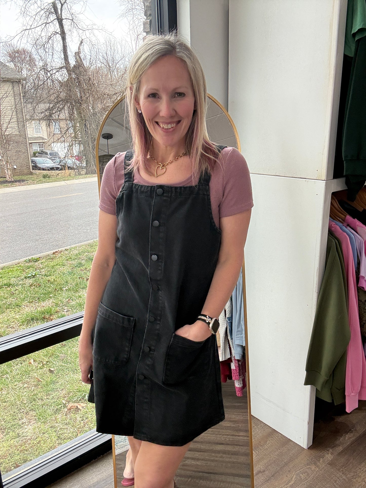 Darling Denim Jumper Dress