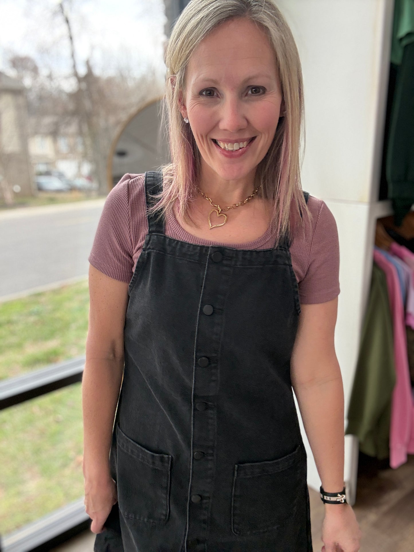 Darling Denim Jumper Dress