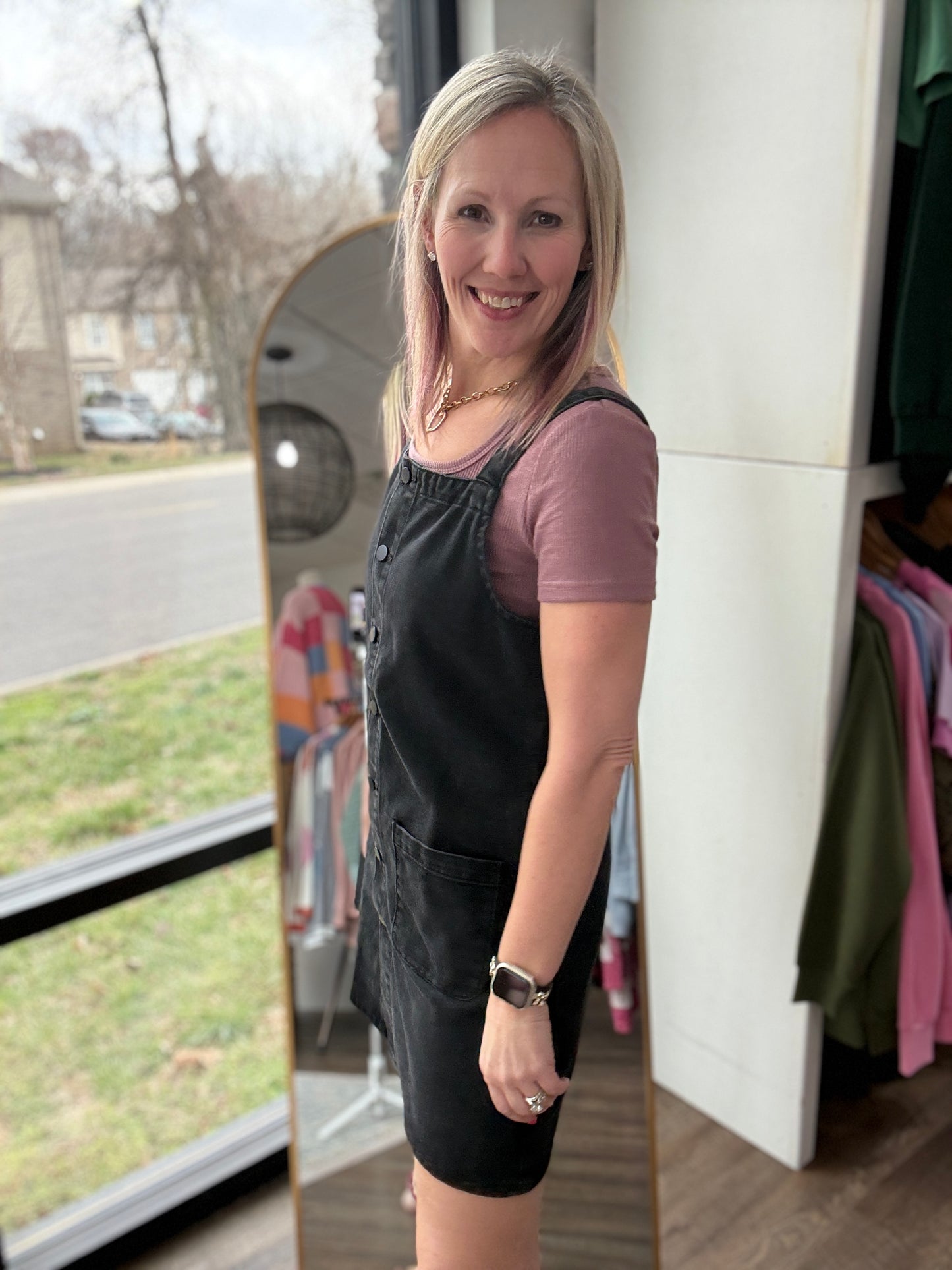 Darling Denim Jumper Dress