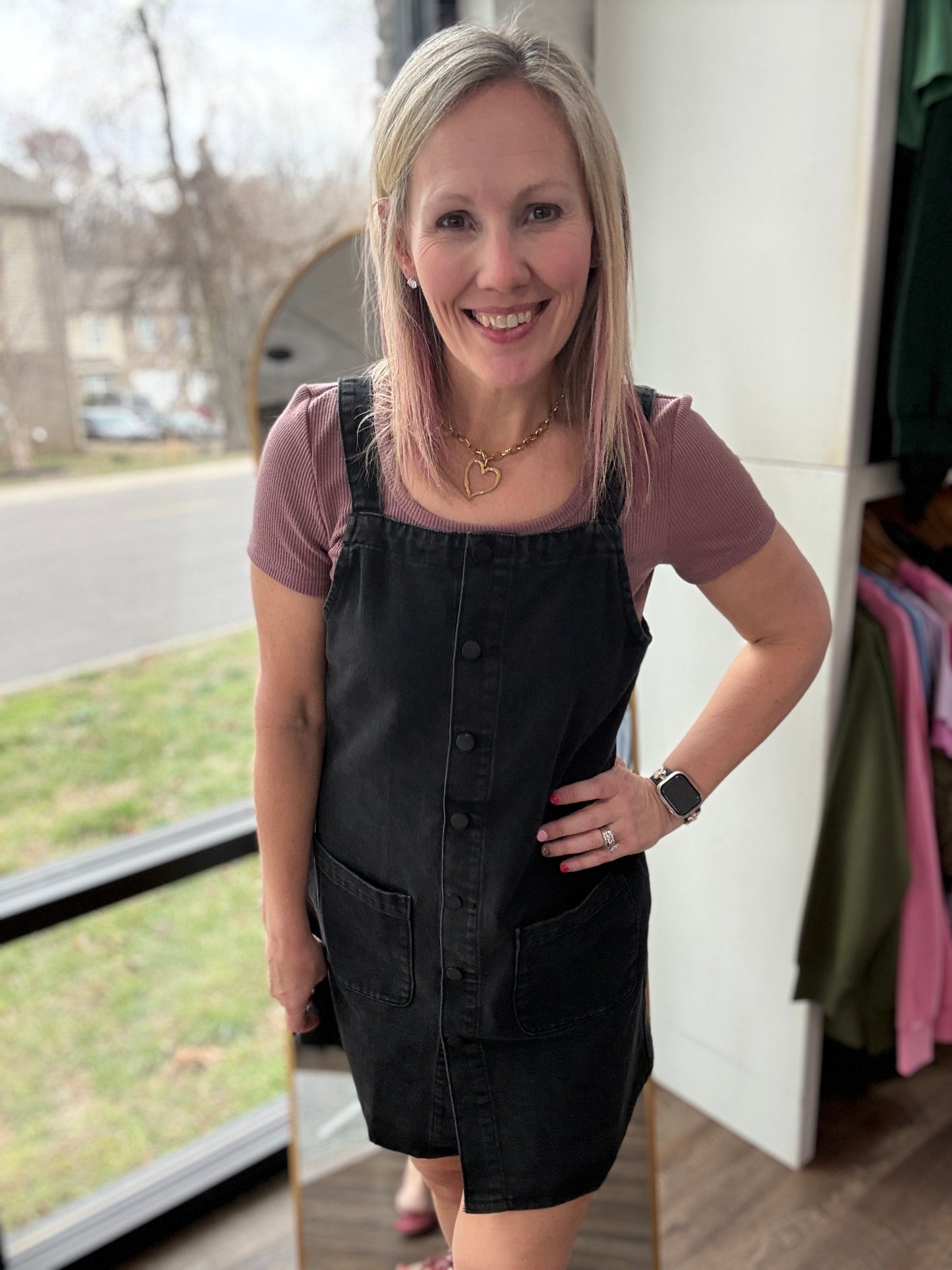 Darling Denim Jumper Dress