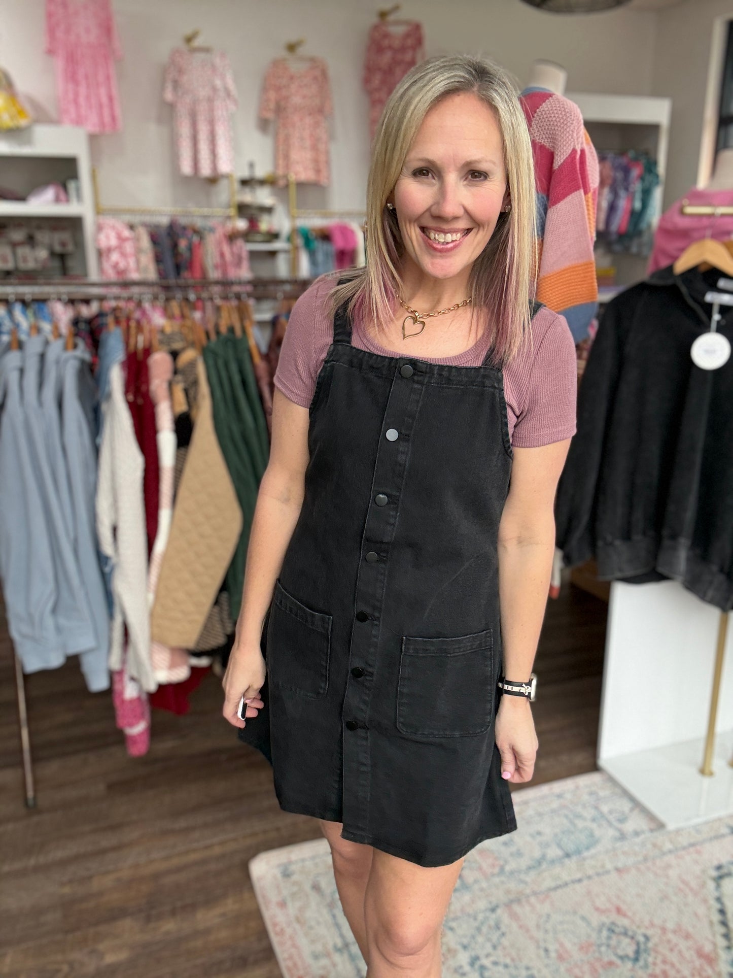 Darling Denim Jumper Dress