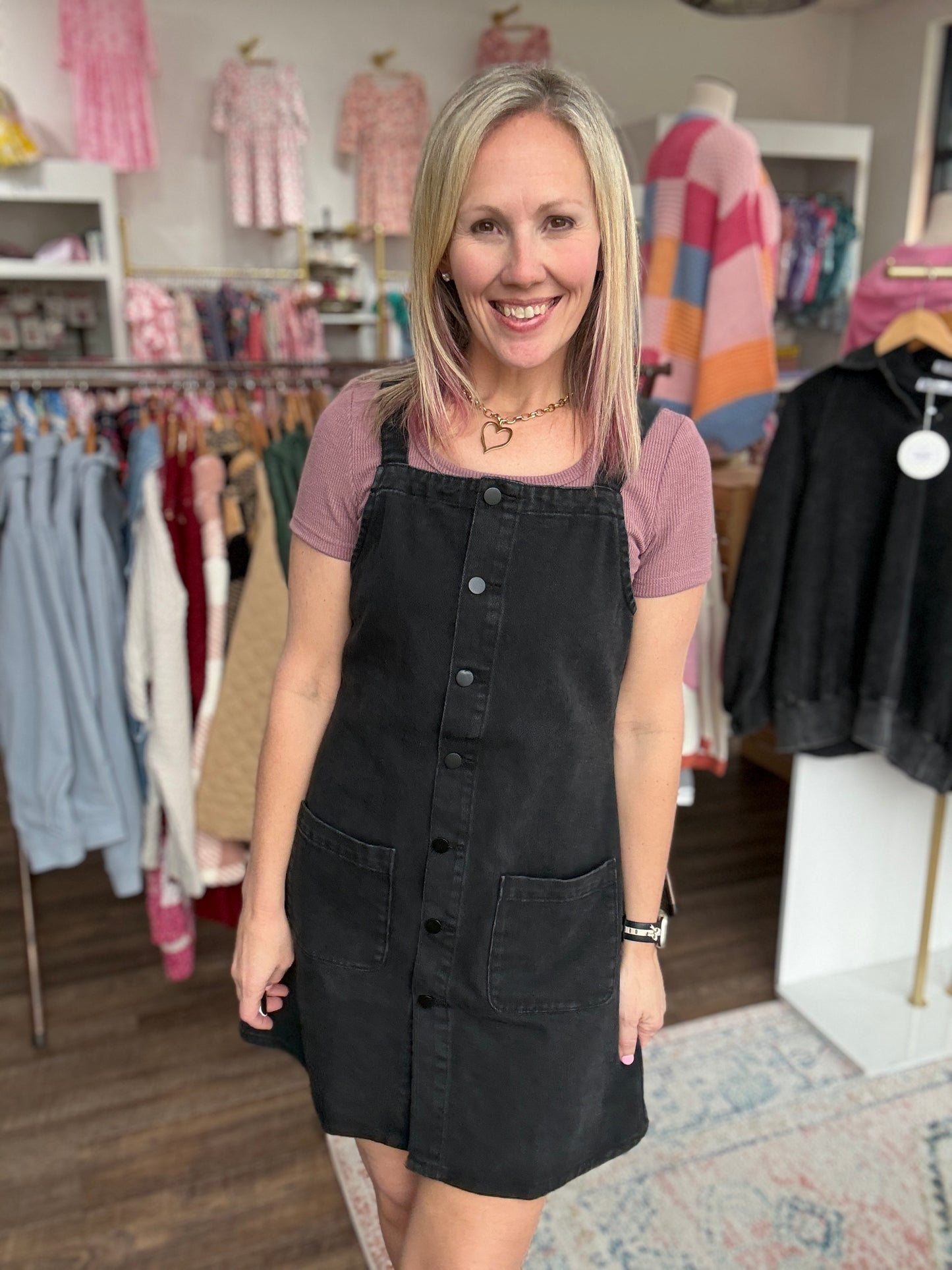 Darling Denim Jumper Dress