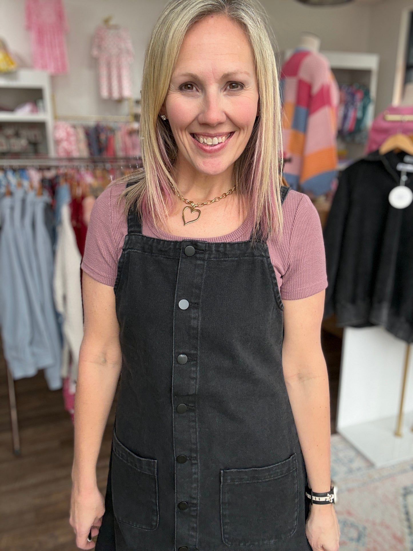 Darling Denim Jumper Dress