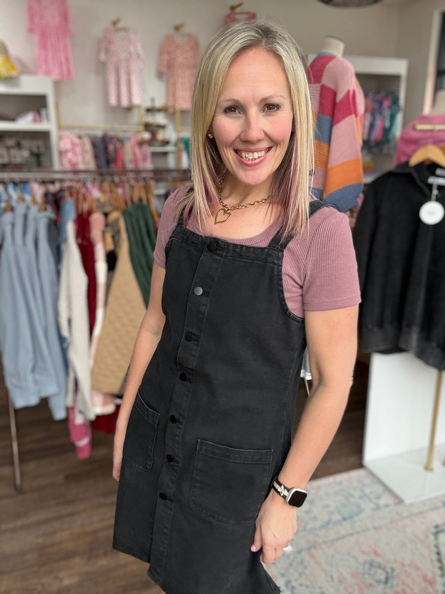 Darling Denim Jumper Dress