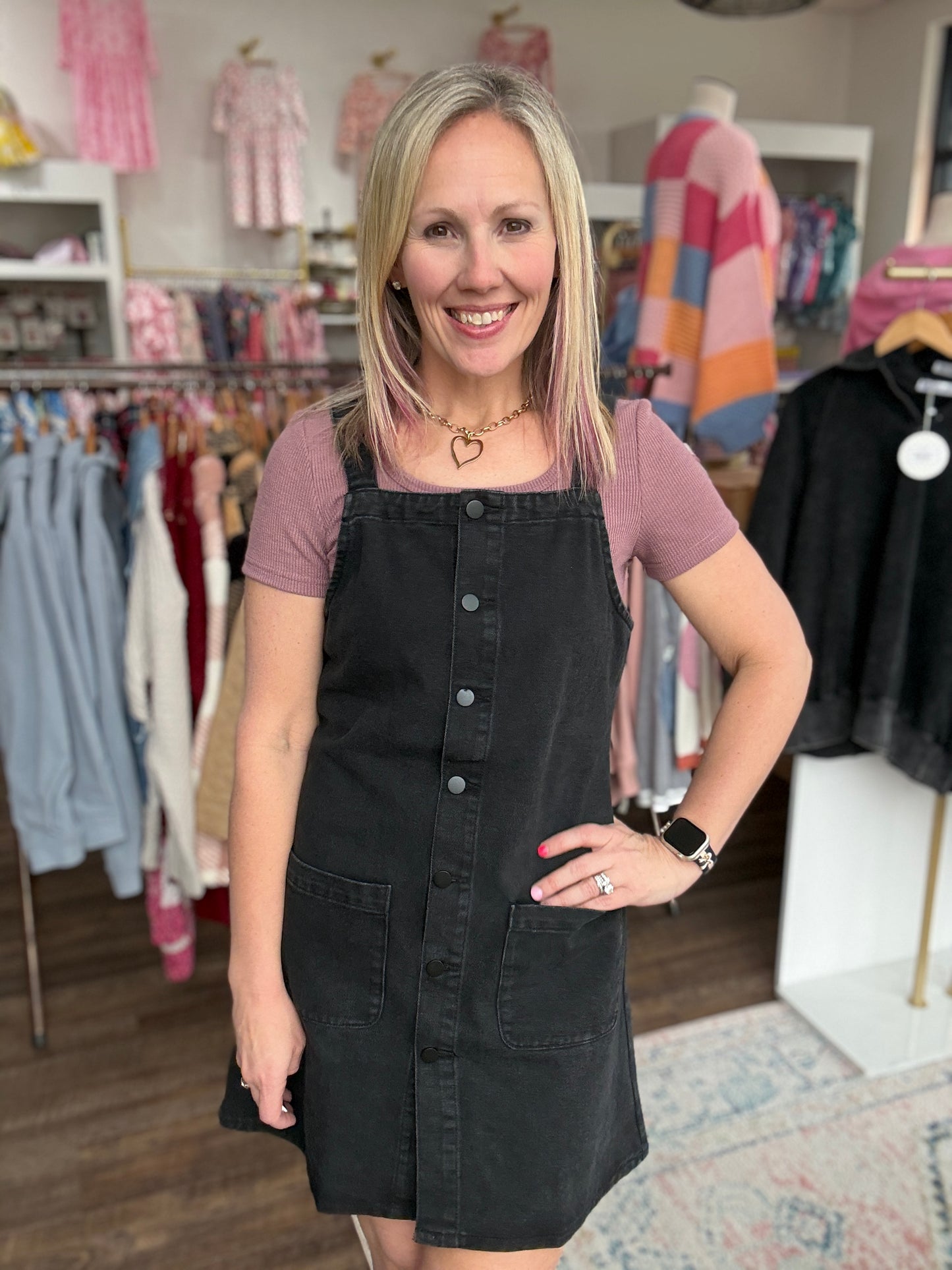 Darling Denim Jumper Dress