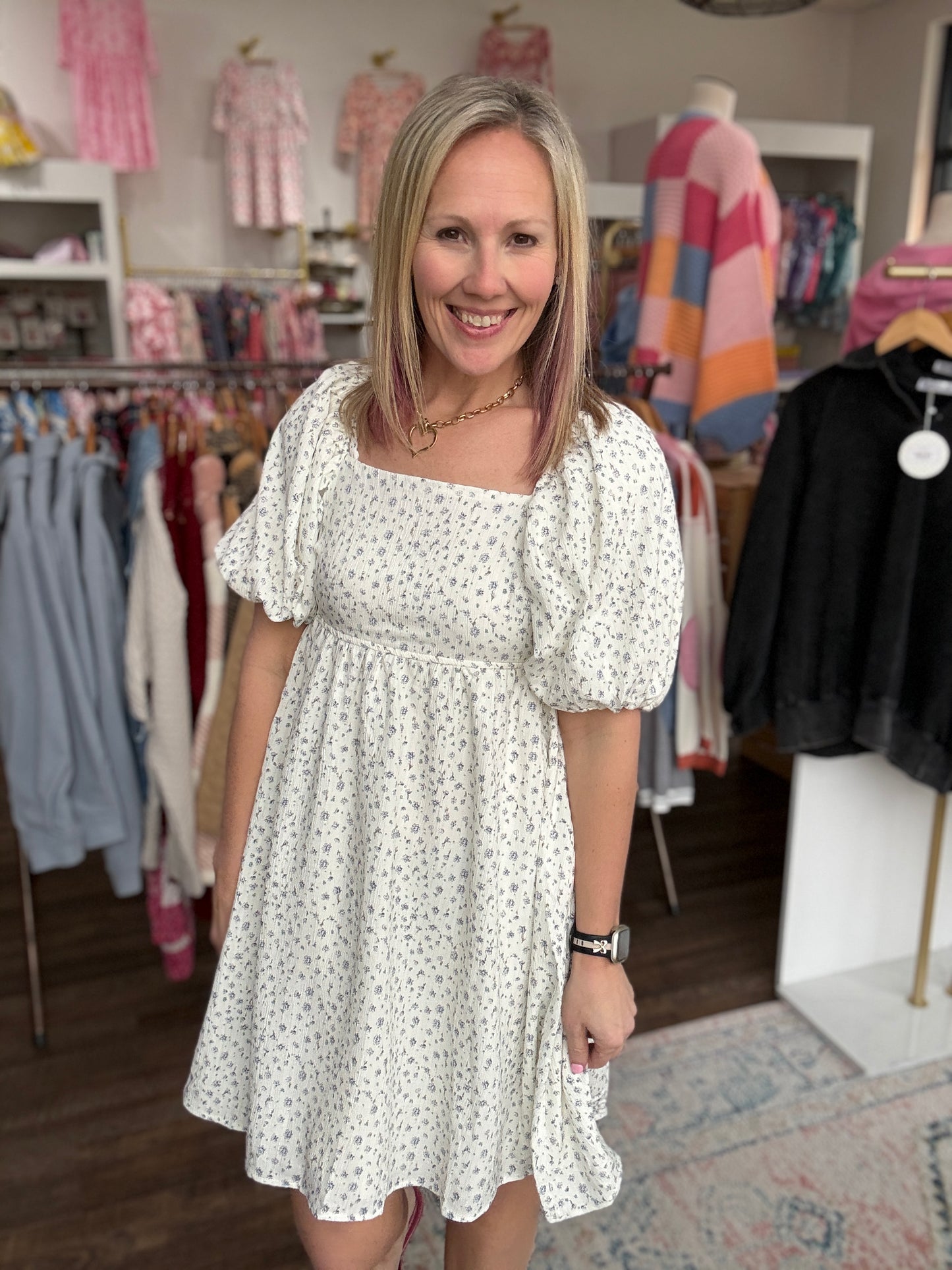 Tatum Dress- Fable Wisteria