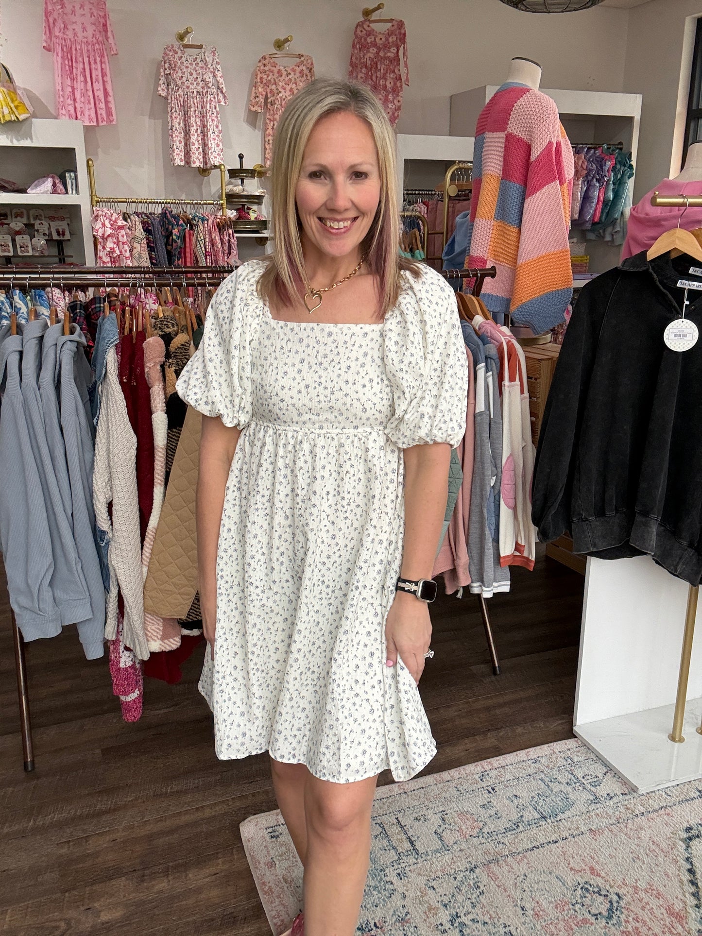 Tatum Dress- Fable Wisteria