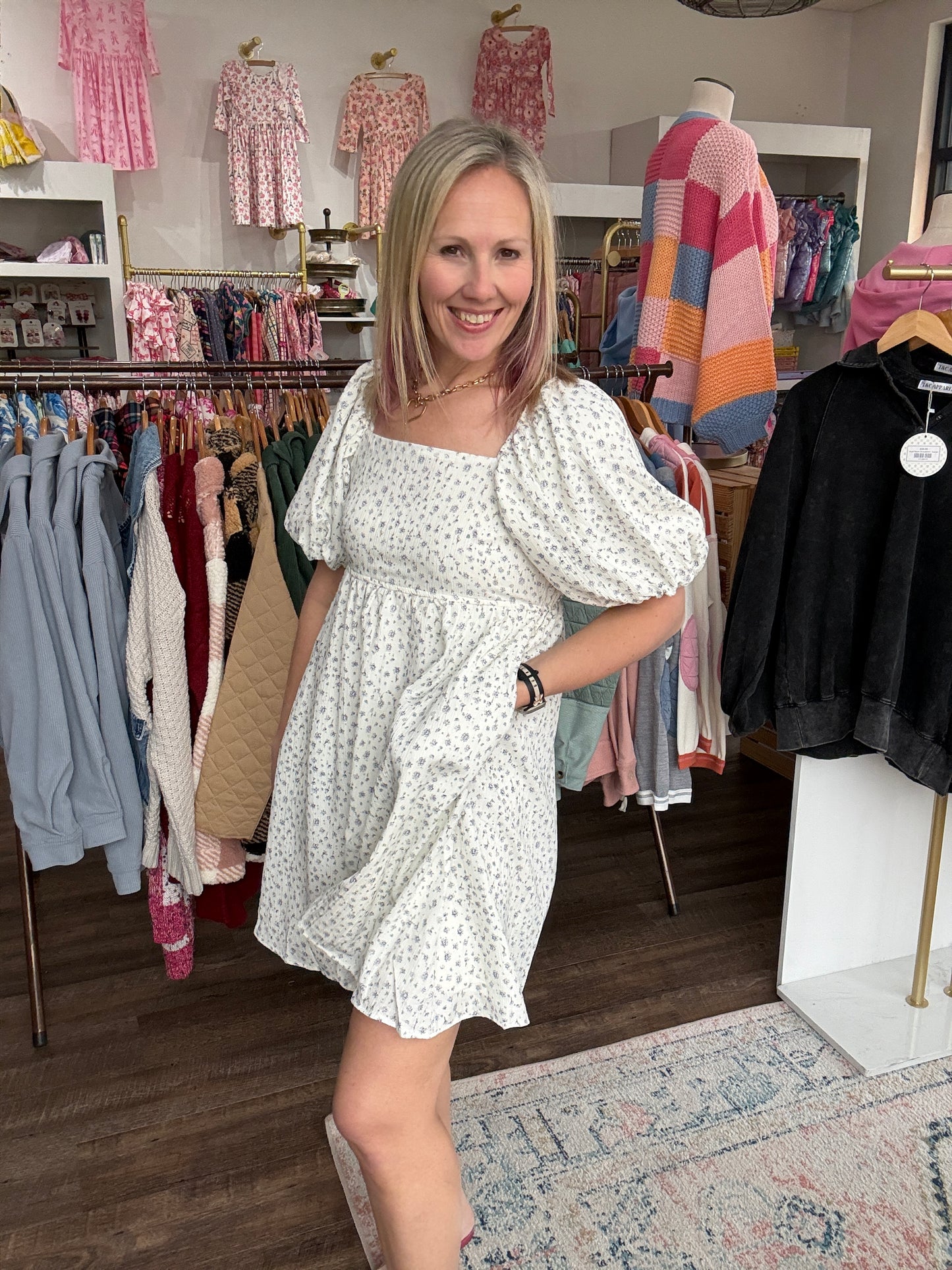 Tatum Dress- Fable Wisteria