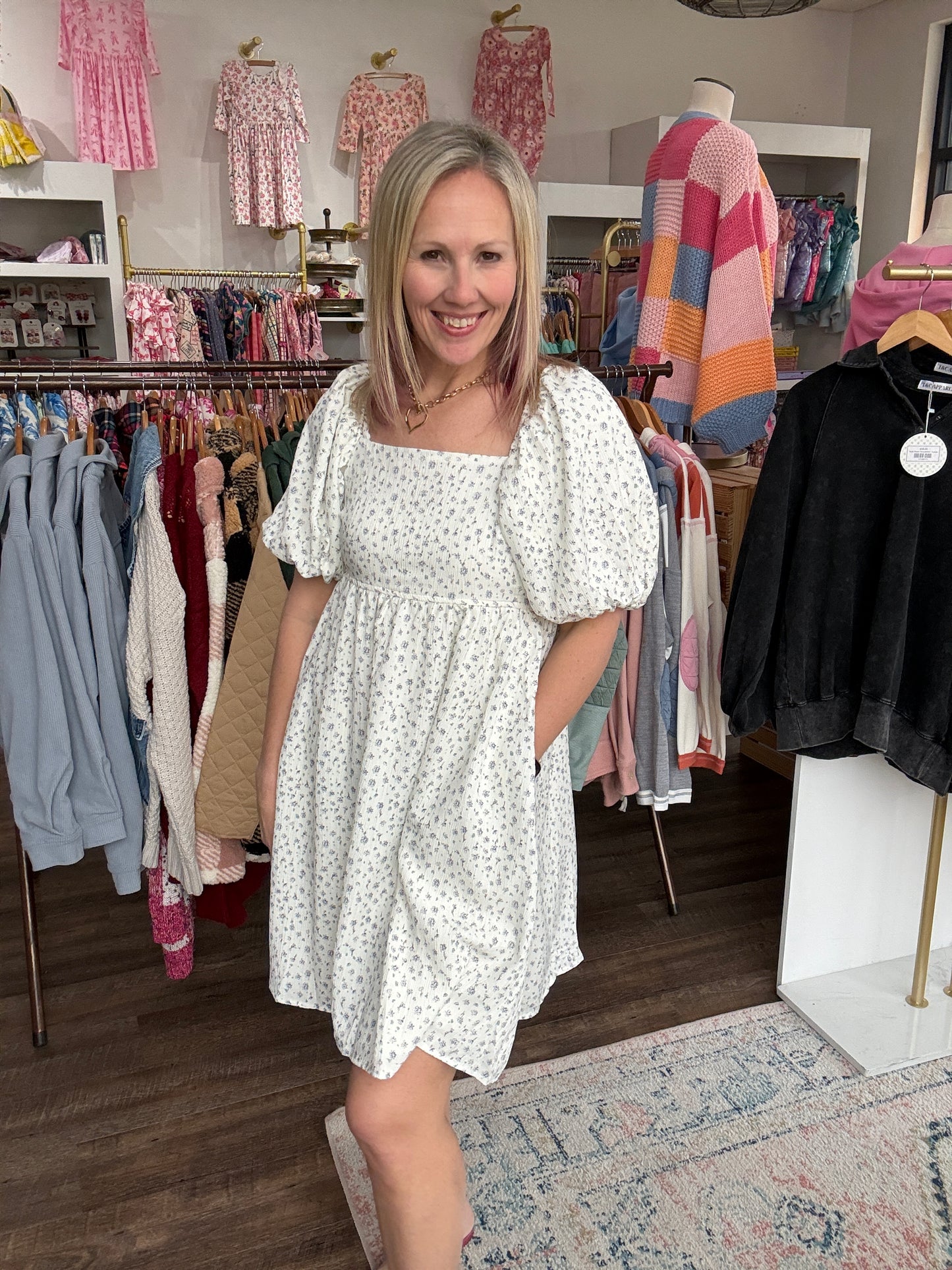 Tatum Dress- Fable Wisteria