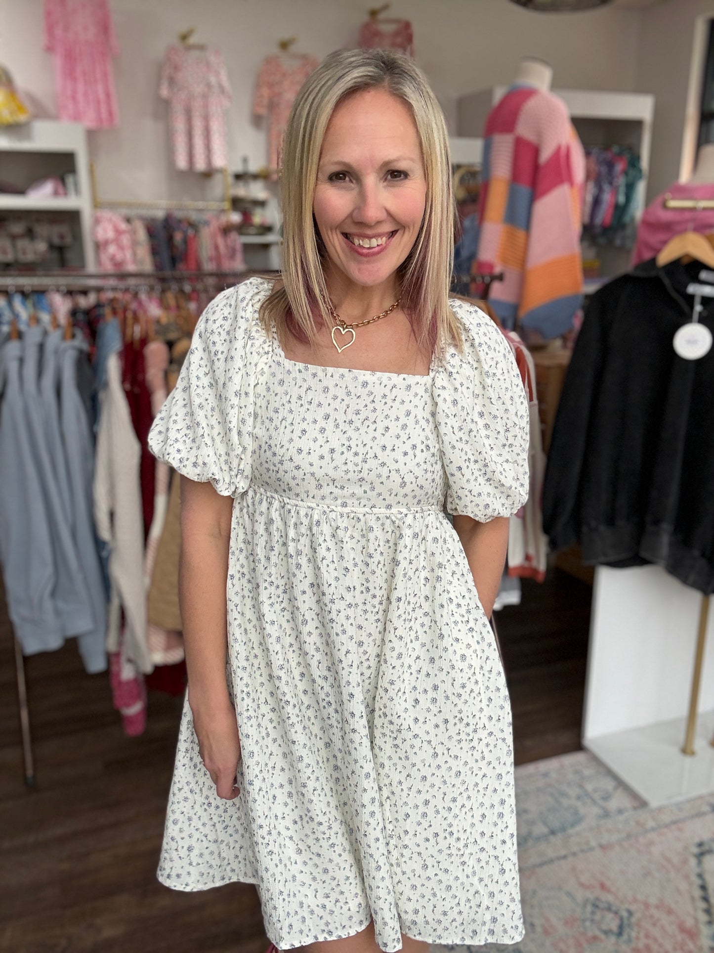 Tatum Dress- Fable Wisteria