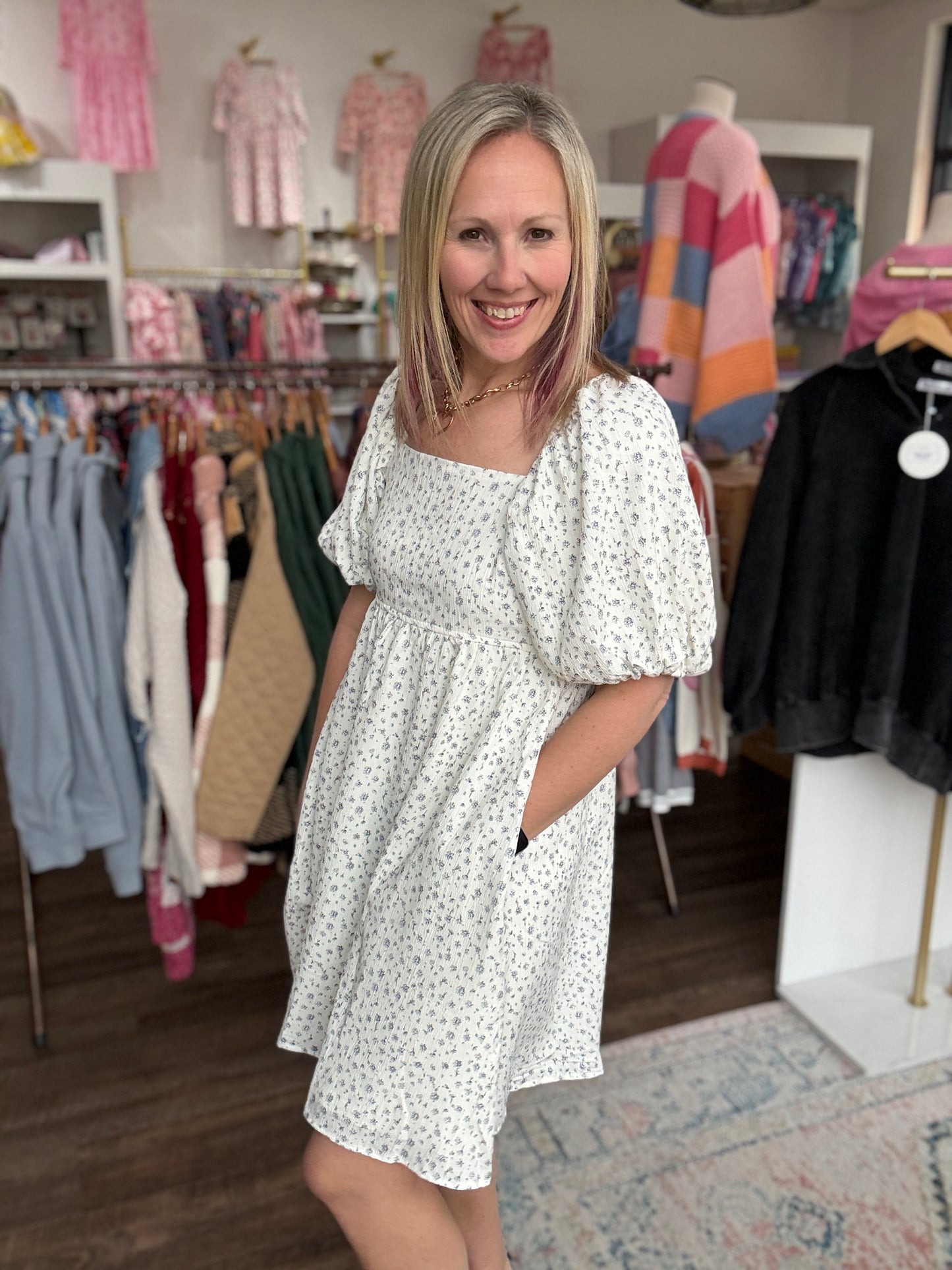 Tatum Dress- Fable Wisteria