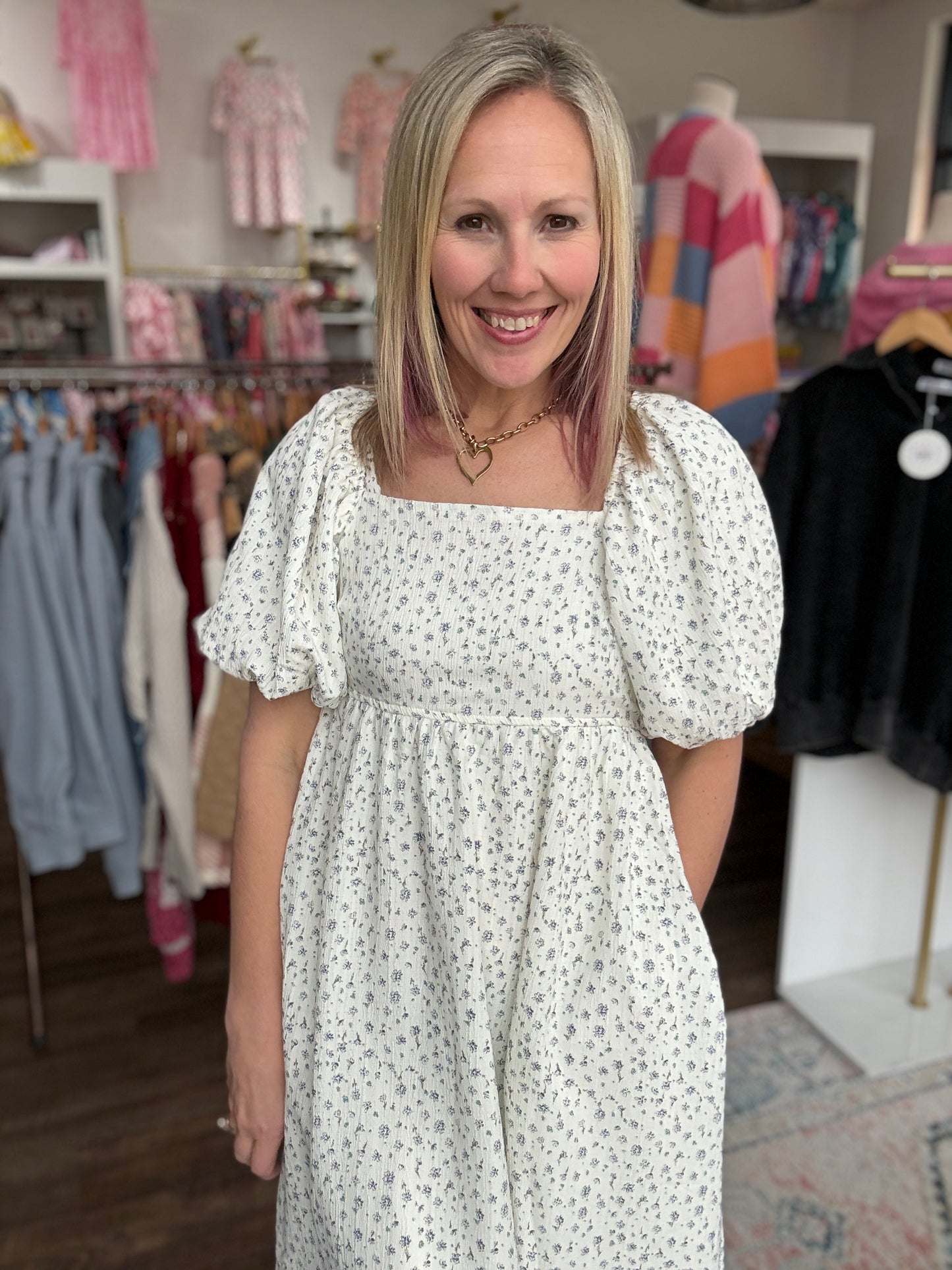 Tatum Dress- Fable Wisteria