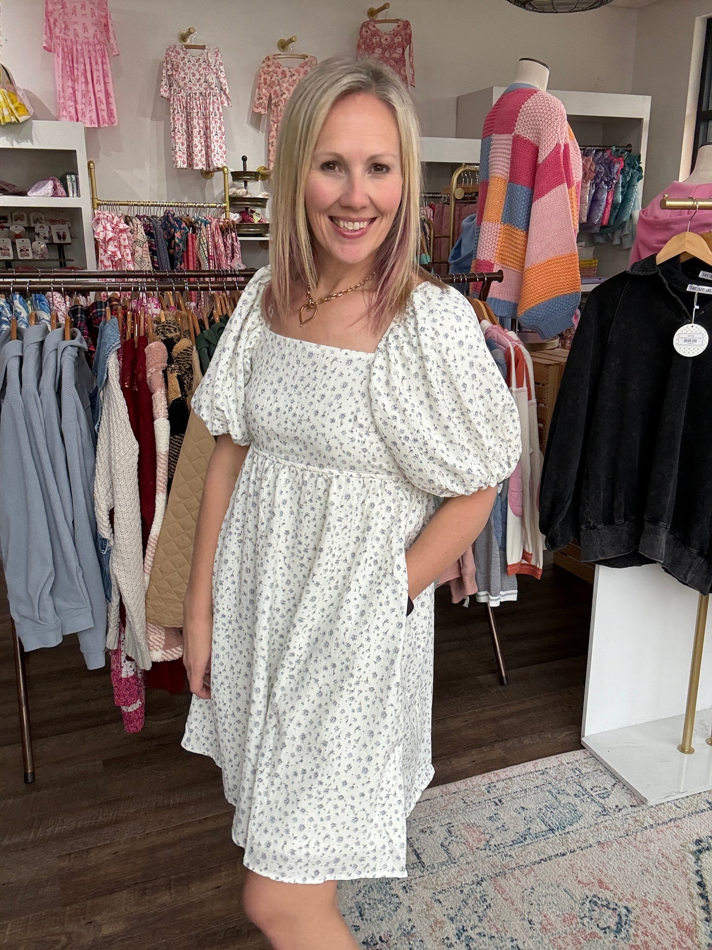 Tatum Dress- Fable Wisteria