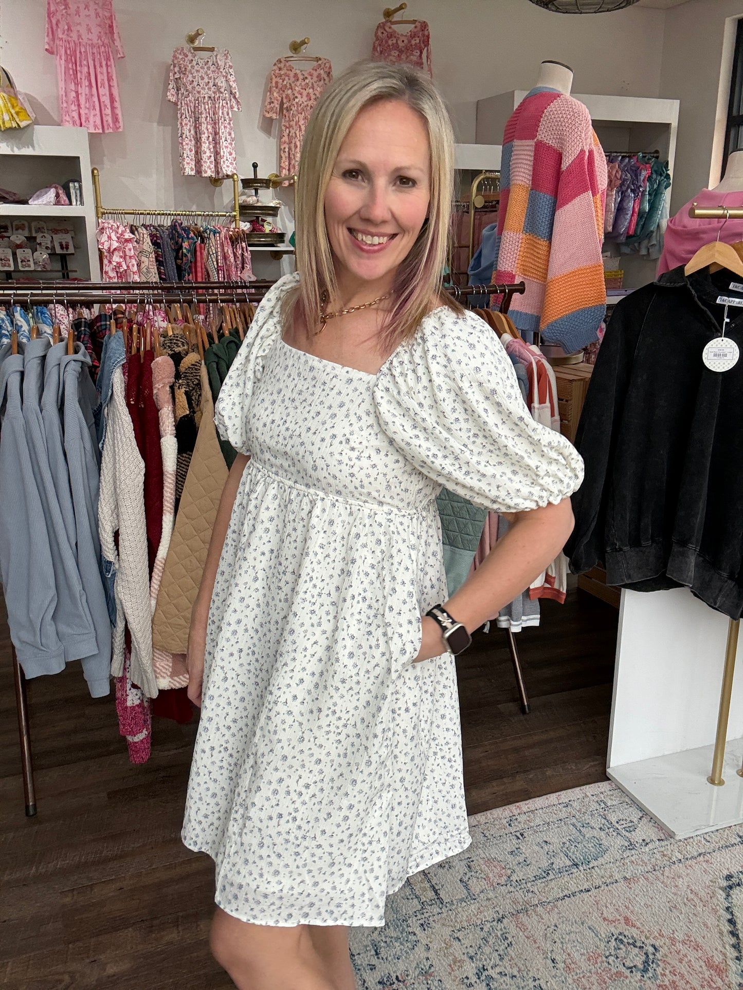 Tatum Dress- Fable Wisteria