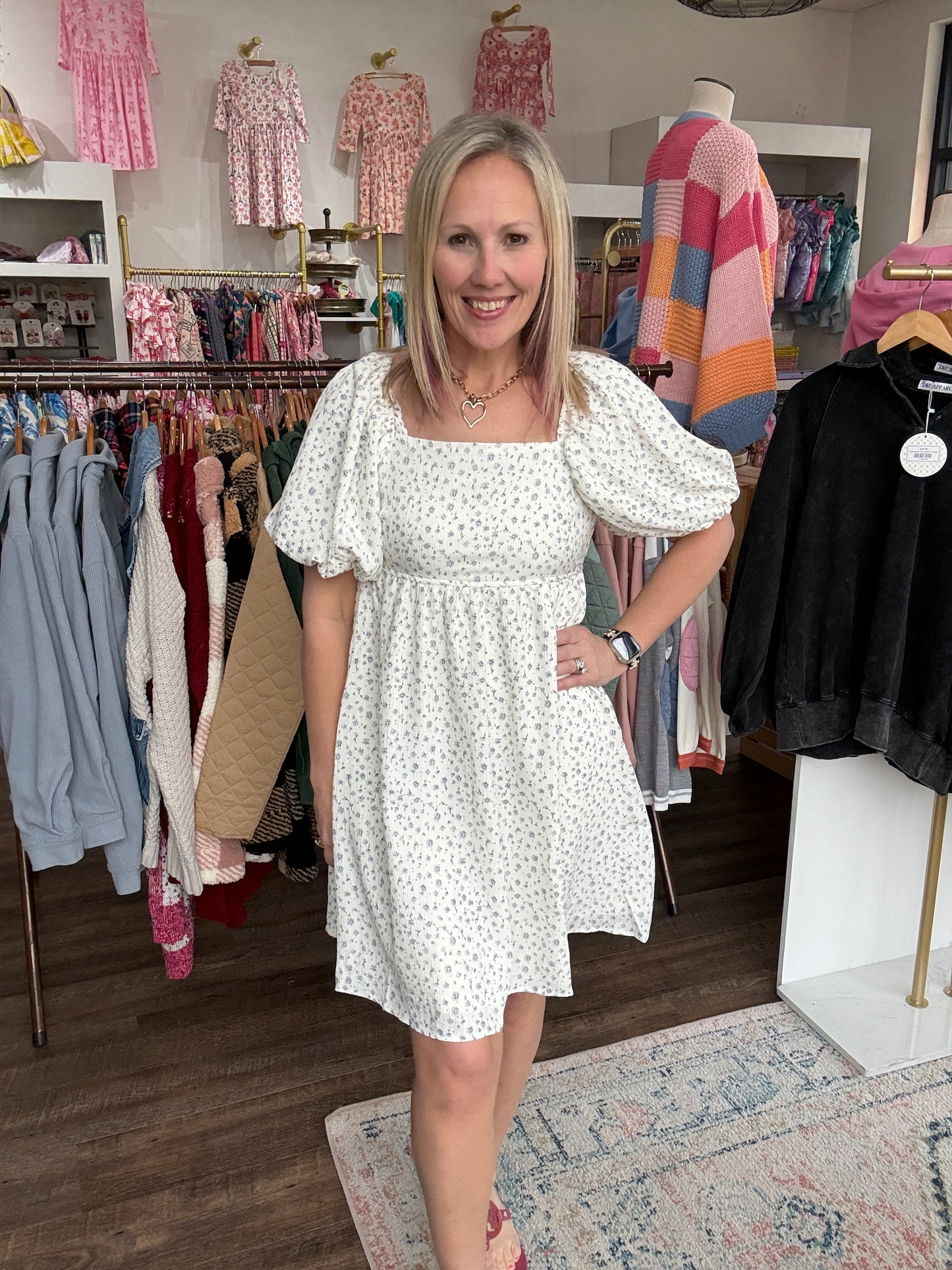 Tatum Dress- Fable Wisteria