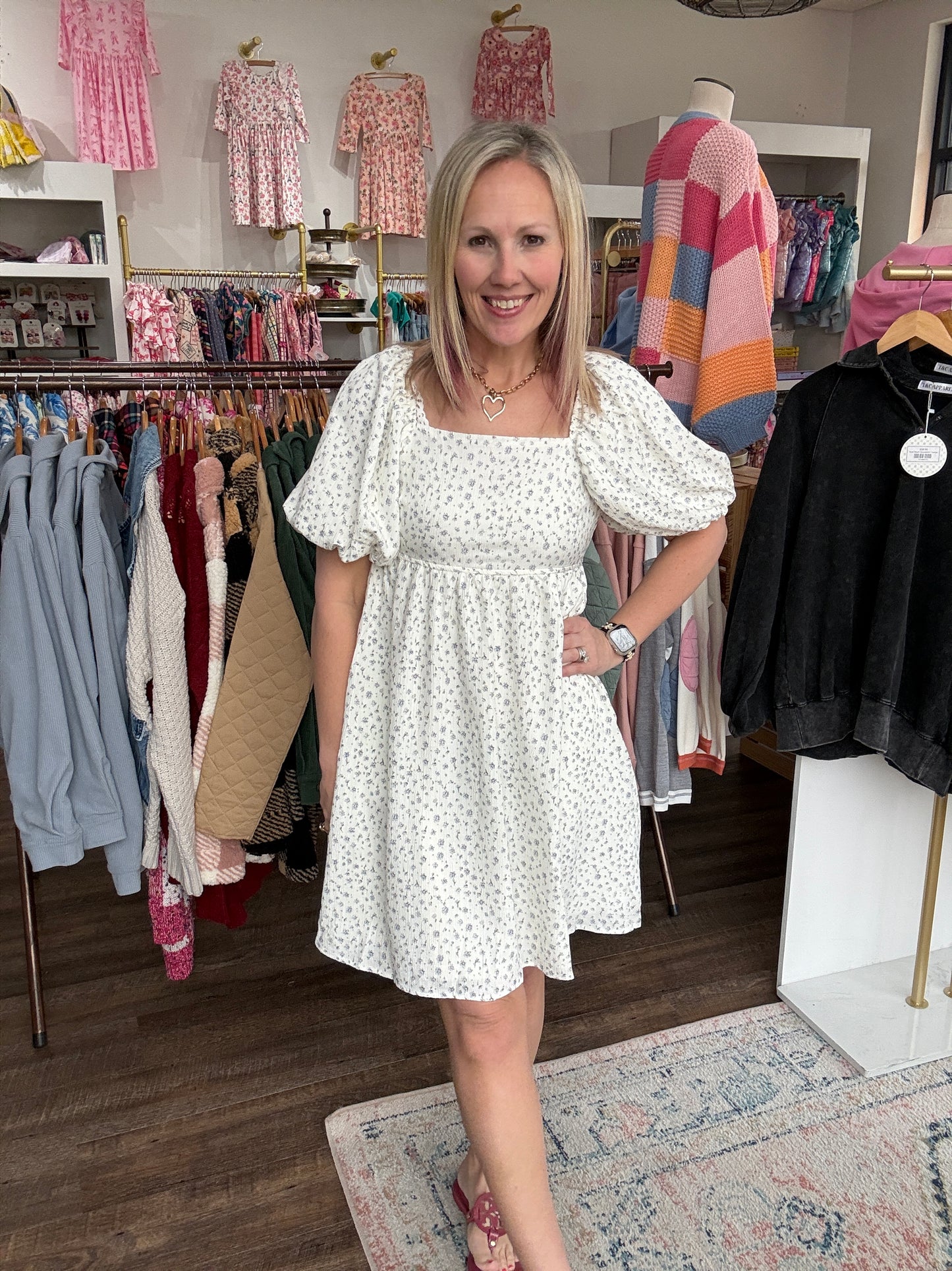 Tatum Dress- Fable Wisteria