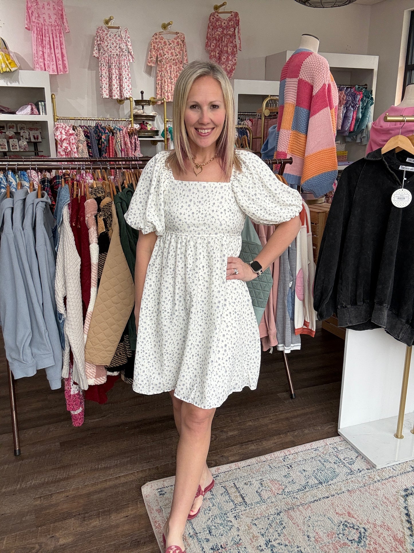 Tatum Dress- Fable Wisteria