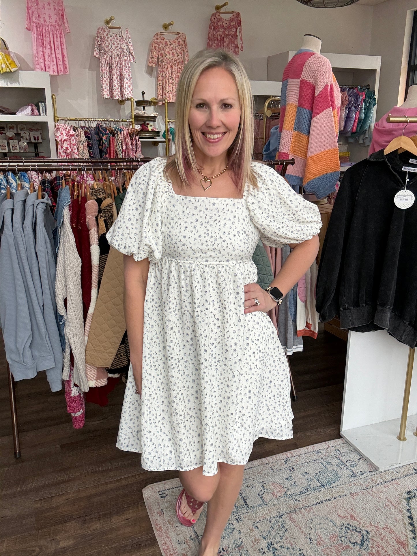 Tatum Dress- Fable Wisteria