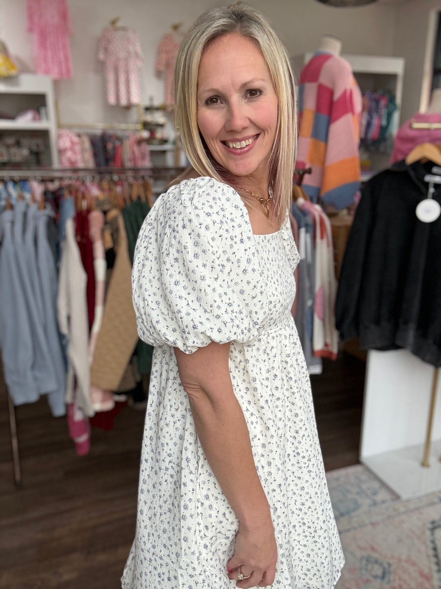 Tatum Dress- Fable Wisteria