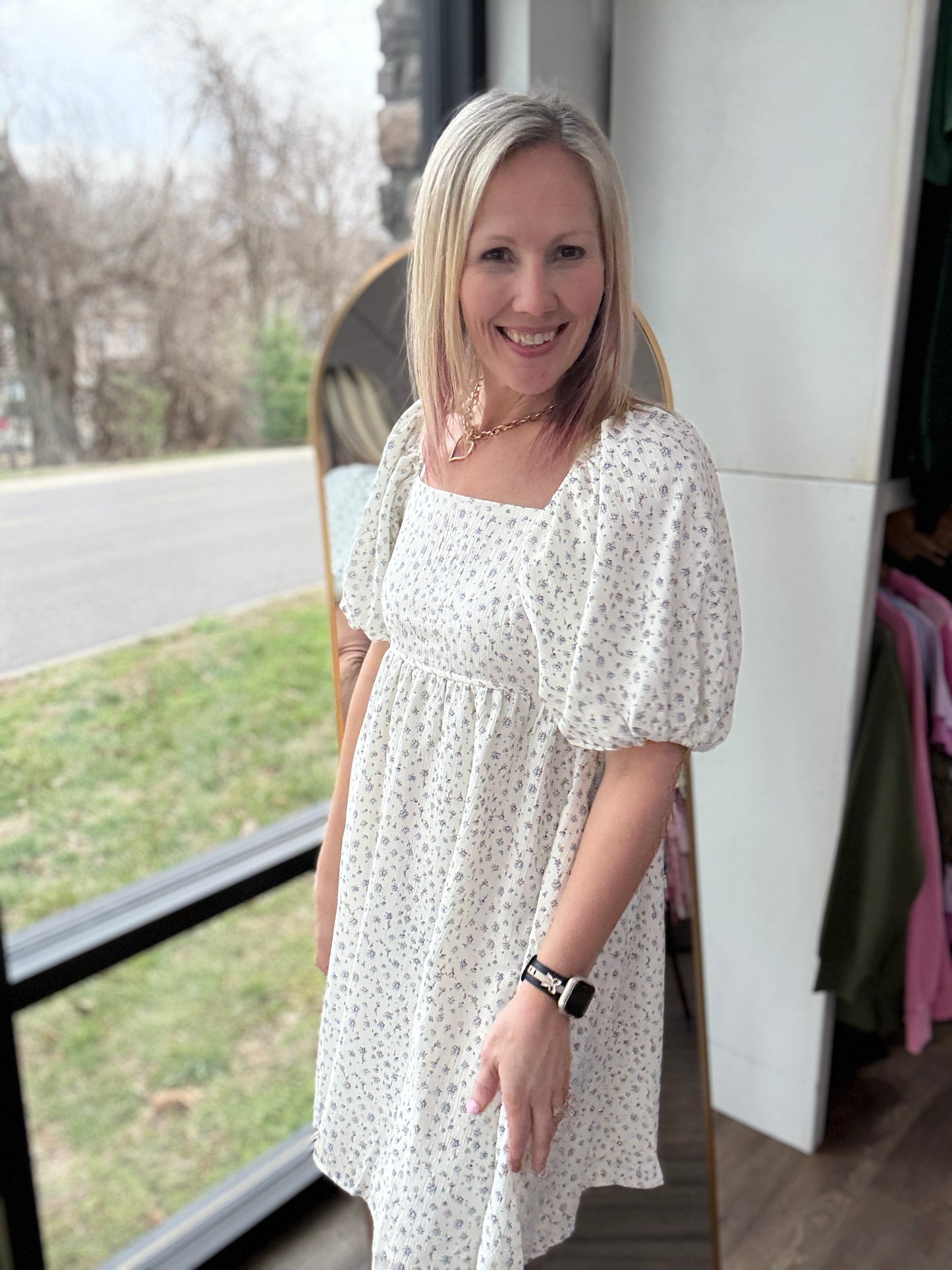 Tatum Dress- Fable Wisteria