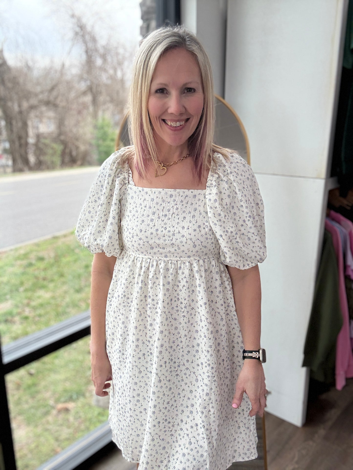 Tatum Dress- Fable Wisteria