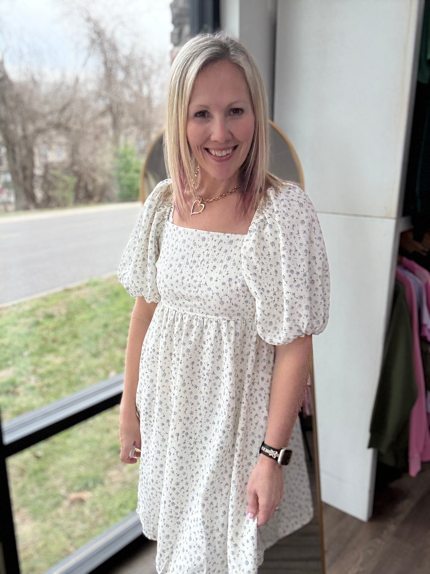 Tatum Dress- Fable Wisteria