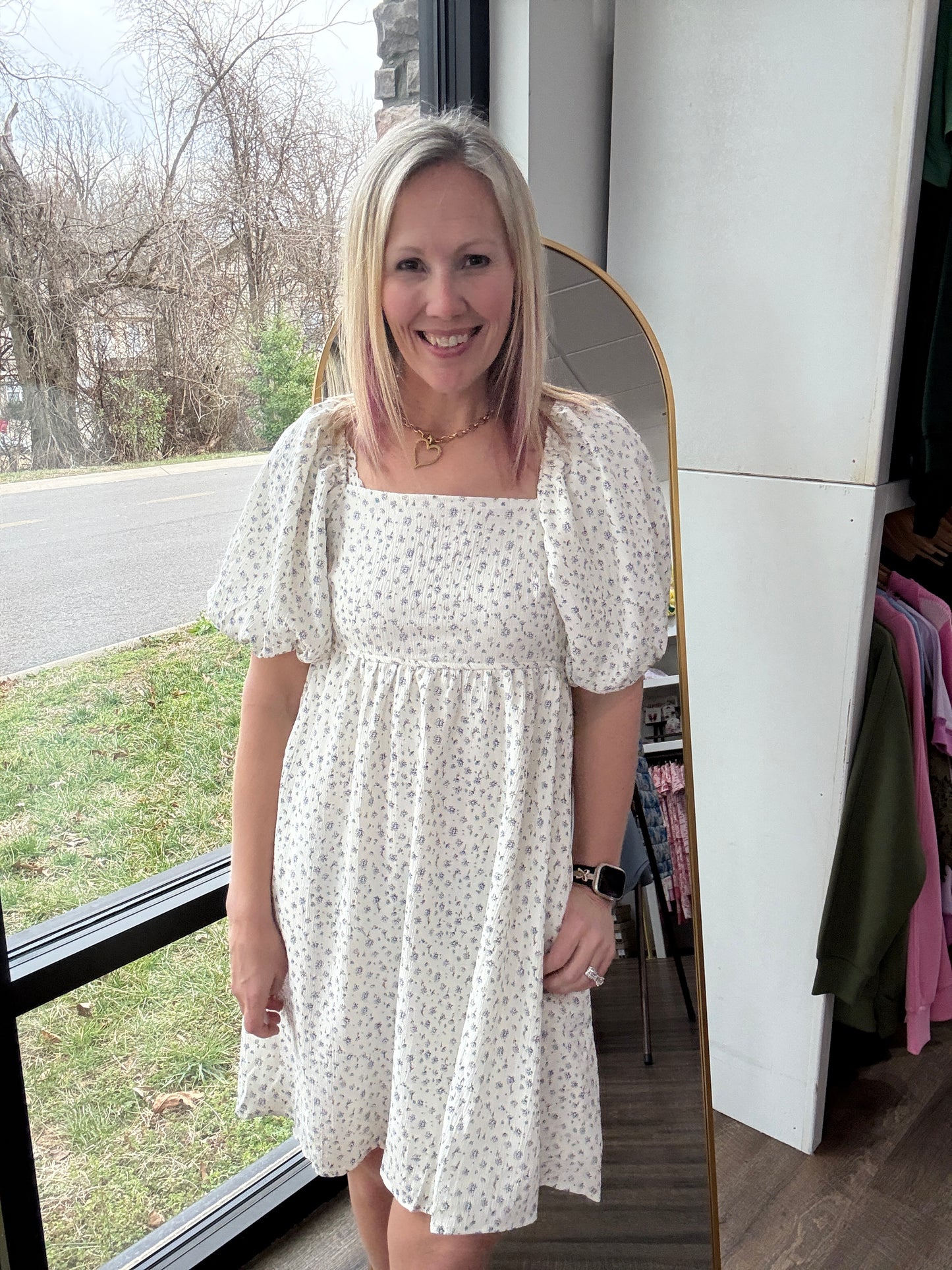 Tatum Dress- Fable Wisteria