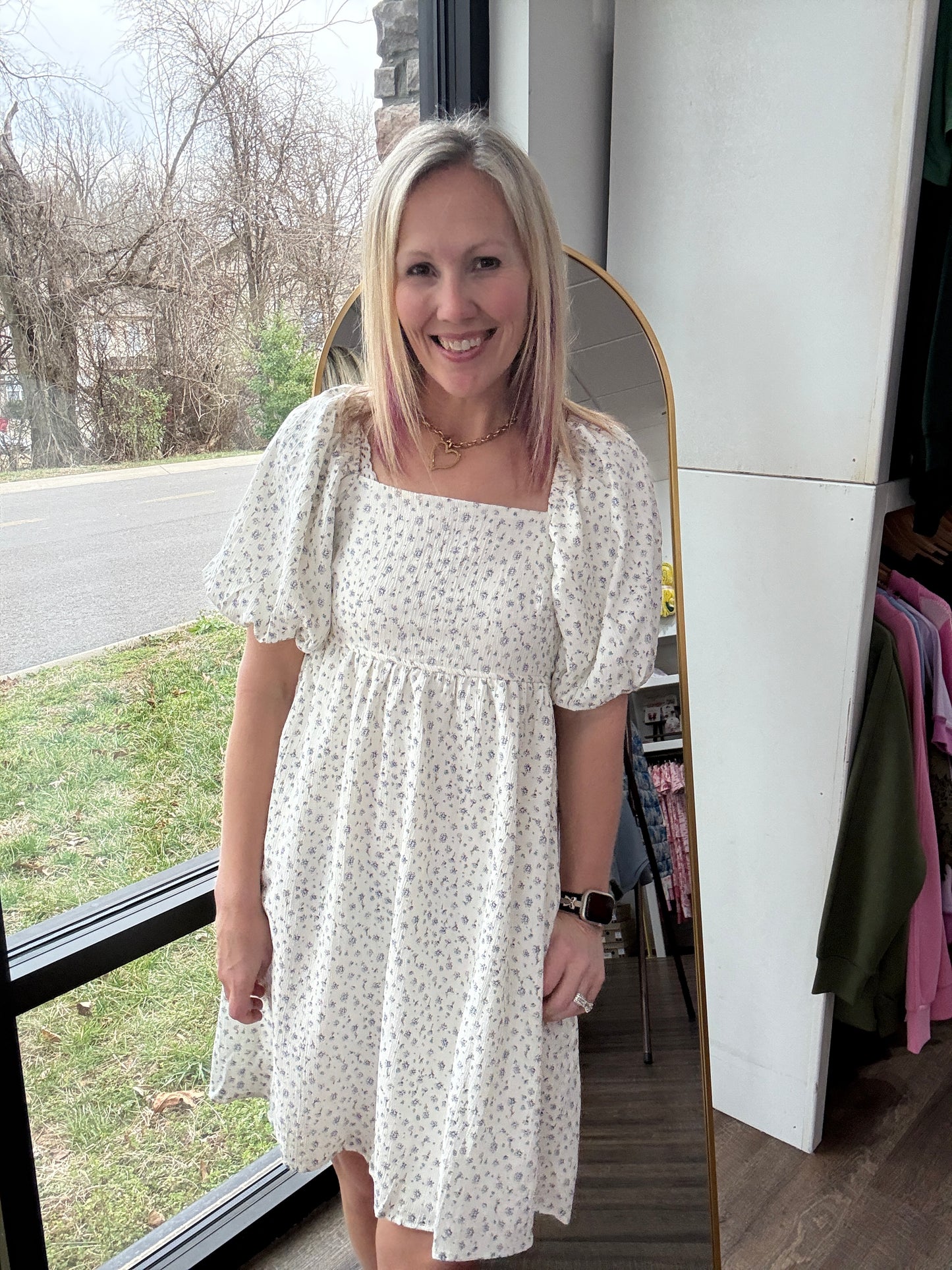 Tatum Dress- Fable Wisteria