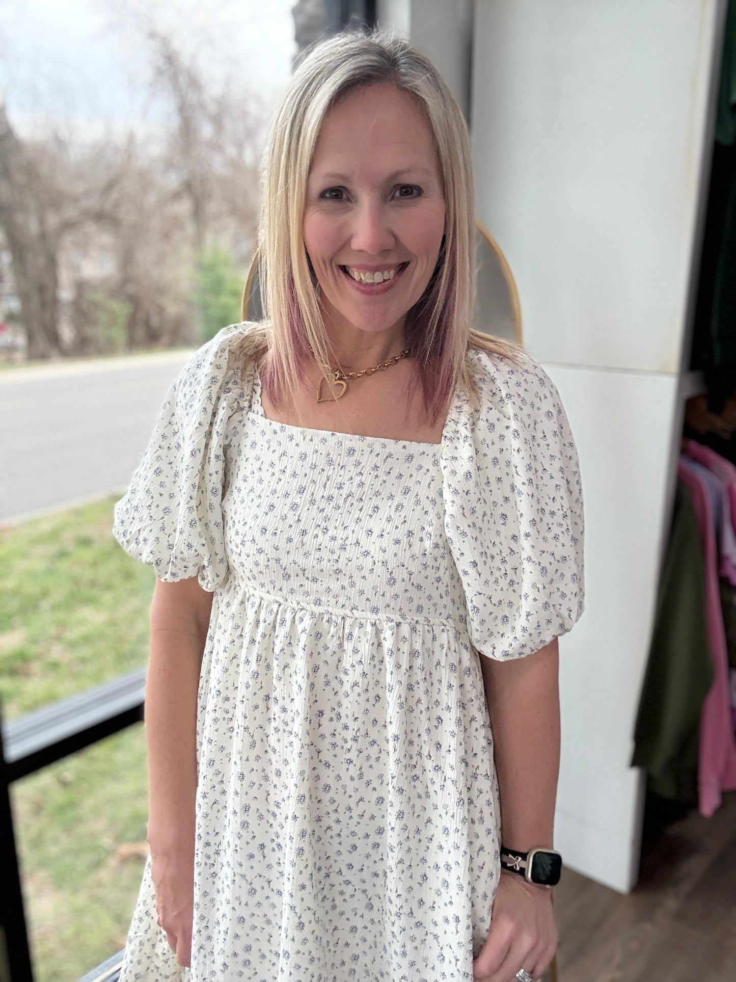 Tatum Dress- Fable Wisteria