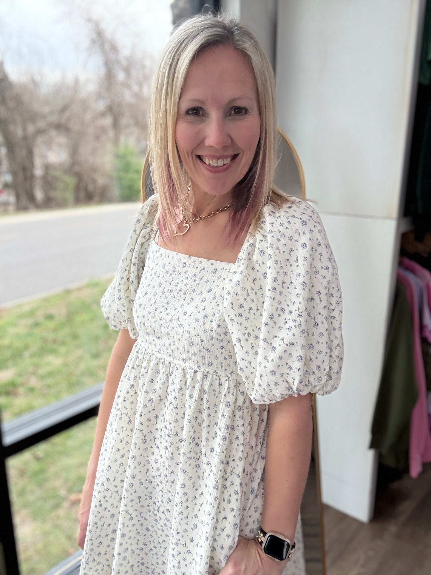 Tatum Dress- Fable Wisteria