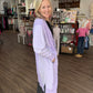 It's Friday Cardi- Purple