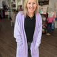 It's Friday Cardi- Purple