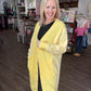 It's Friday Cardi- Yellow