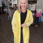 It's Friday Cardi- Yellow
