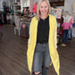 It's Friday Cardi- Yellow