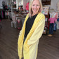 It's Friday Cardi- Yellow